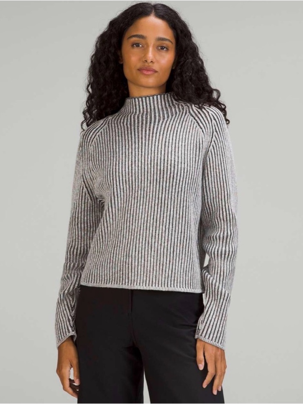 Lululemon Cotton-Cashmere Mockneck